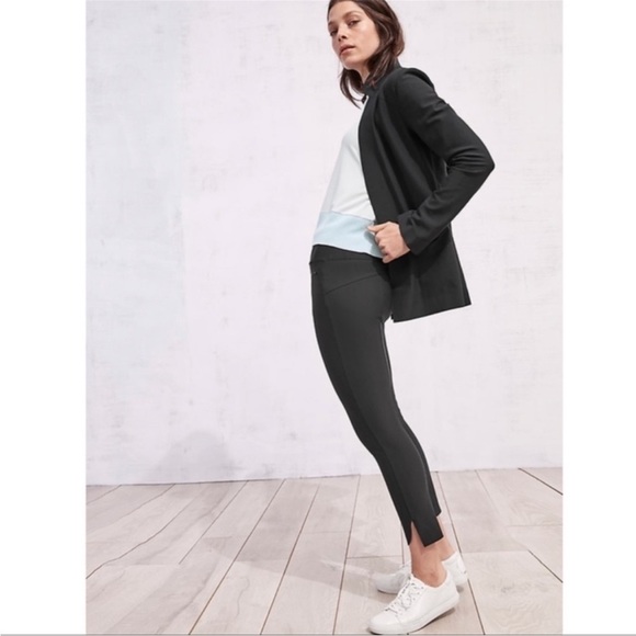 Athleta Stellar Tight Womens S Black Urban Pull On Commuter Stretch Ankle Size M - Picture 2 of 15